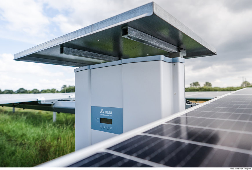 Wattmanufactur GmbH & Co. KG eröffnet Deutschlands größten Solarpark auf einachsigen Nachführgestellen mit M88H-Wechselrichtern von Delta Electronics